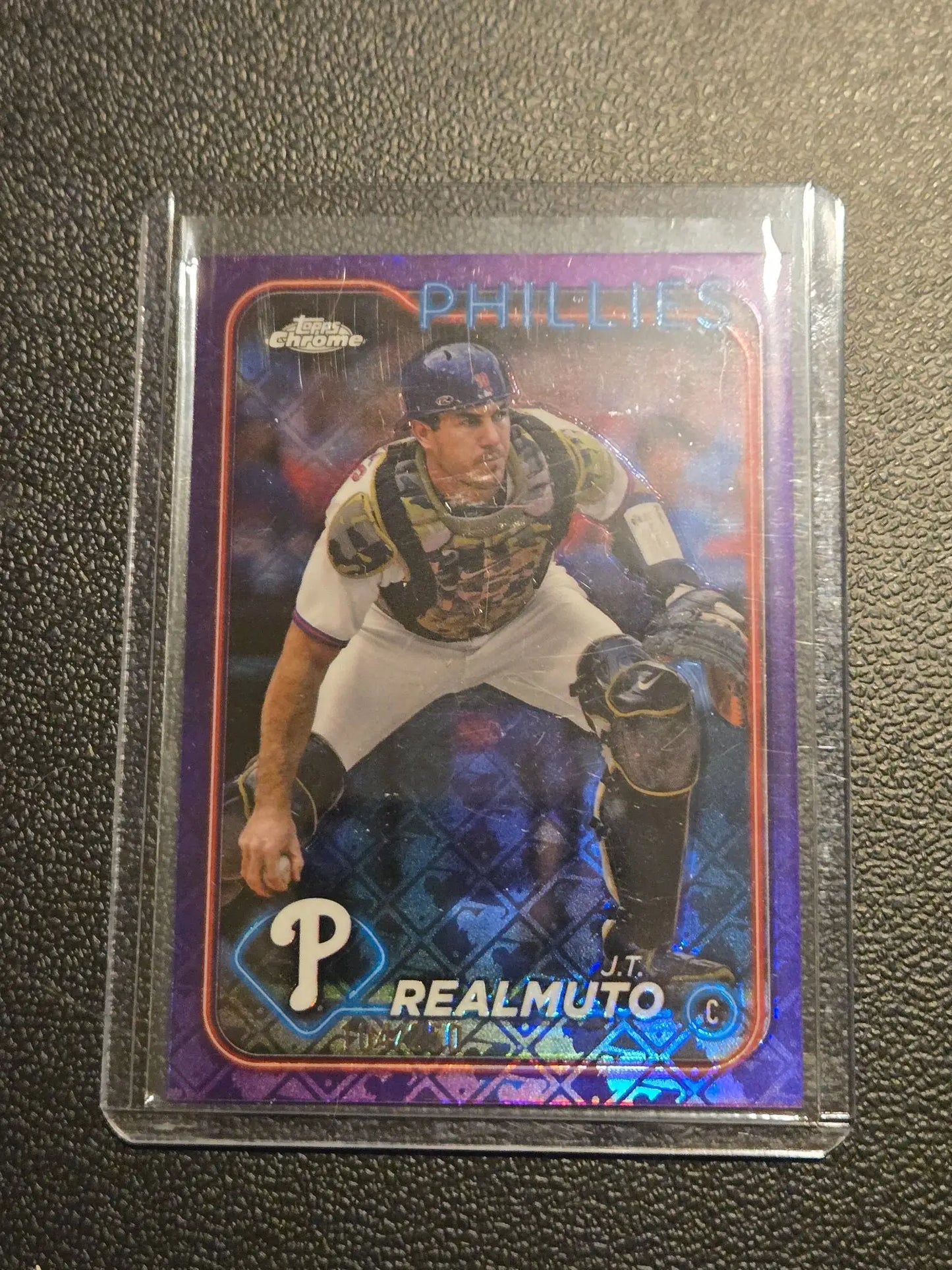 Topps Chrome 2024 Baseball MLB logo refractor Lot of 5 Cards All #’d - Baseball Cards