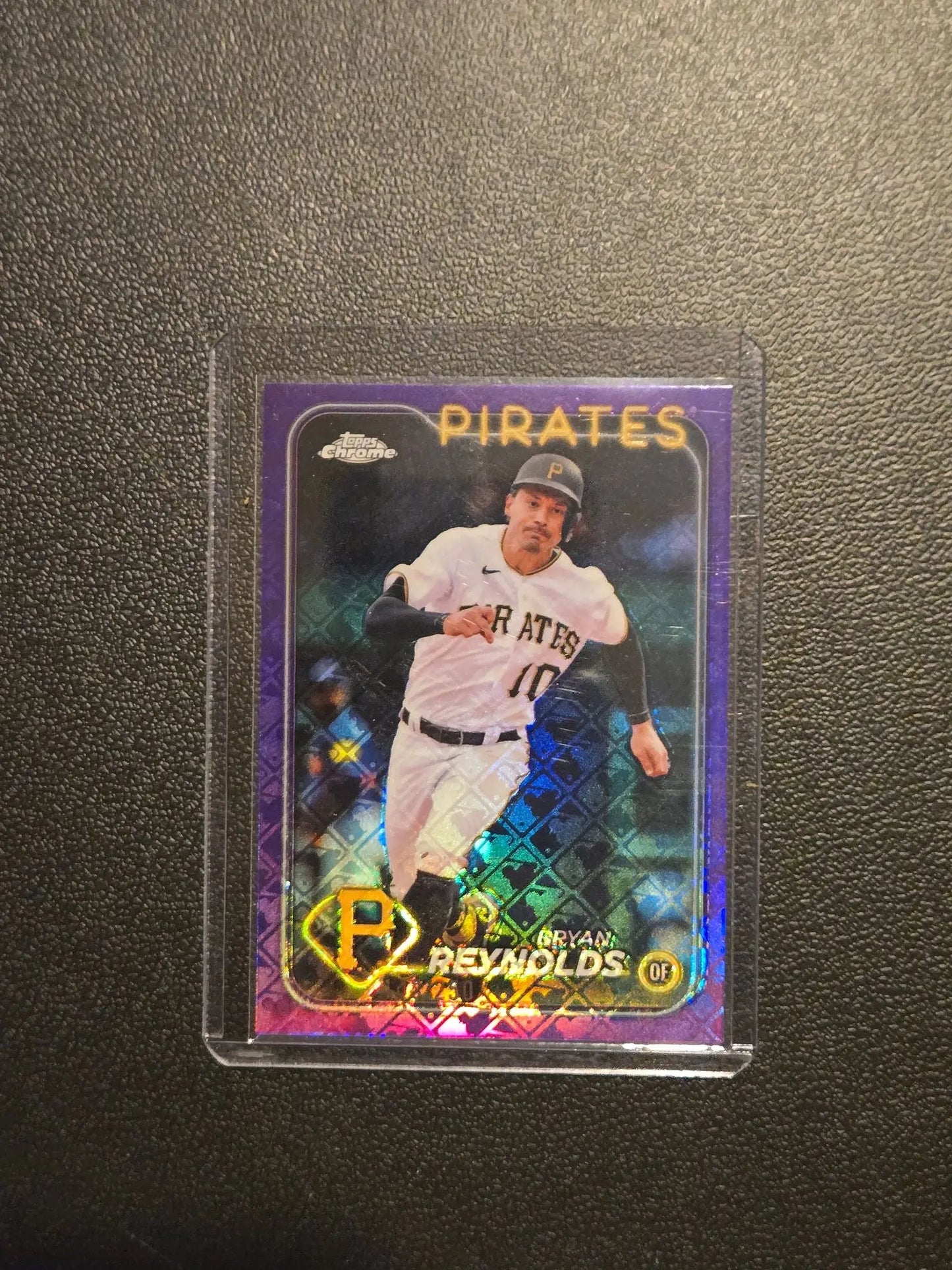 Topps Chrome 2024 Baseball MLB logo refractor Lot of 5 Cards All #’d - Baseball Cards