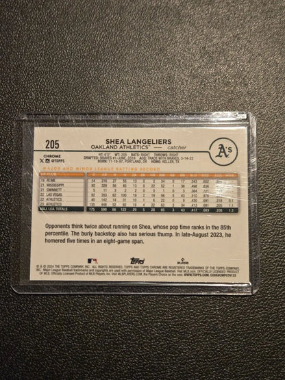 Topps Chrome 2024 Baseball MLB logo refractor Lot of 5 Cards All #’d - Baseball Cards