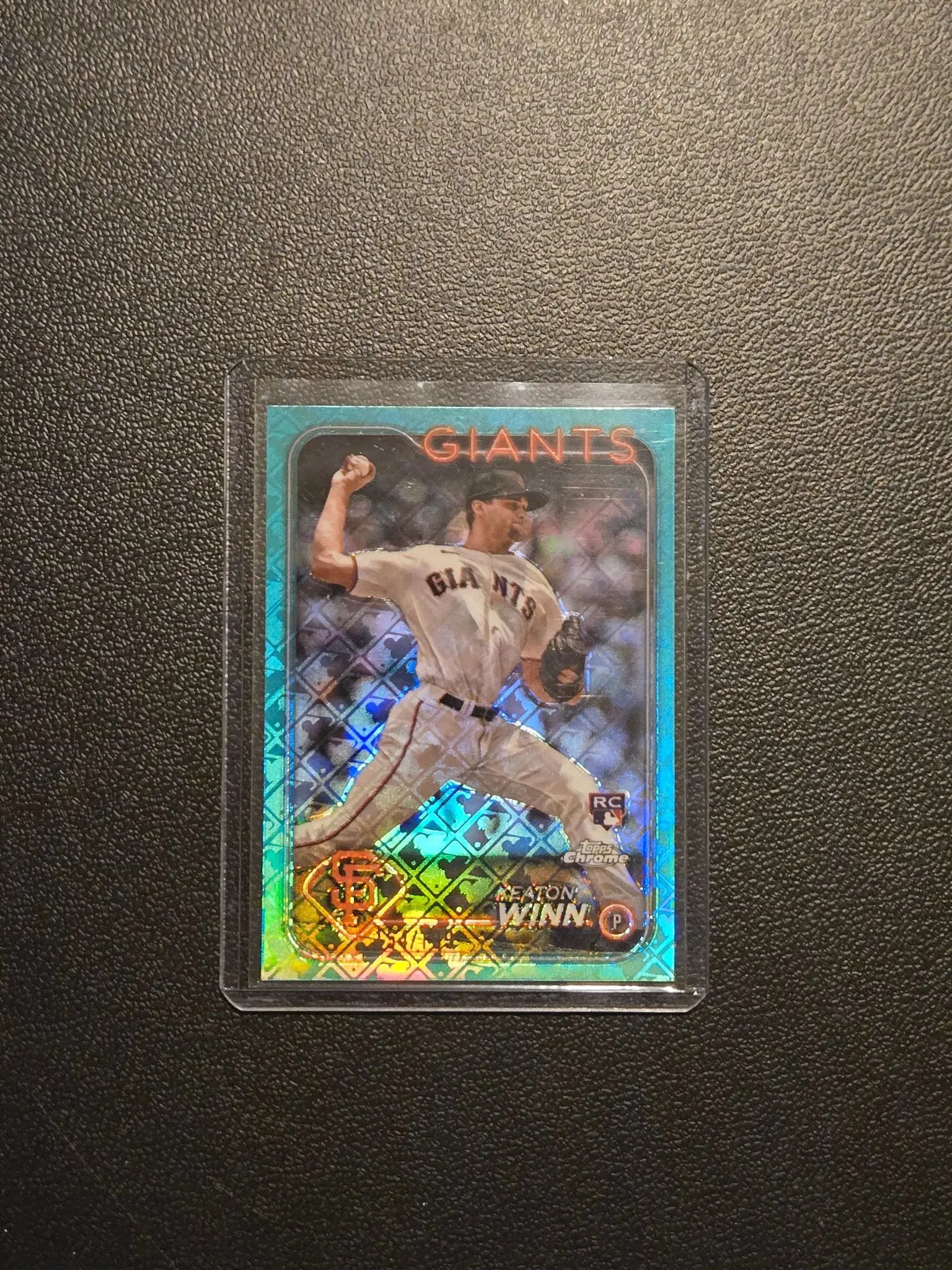 Topps Chrome 2024 Baseball MLB logo refractor Lot of 5 Cards All #’d - Baseball Cards