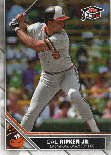 Baseball player in gray Baltimore Orioles uniform on Topps of the Class base card