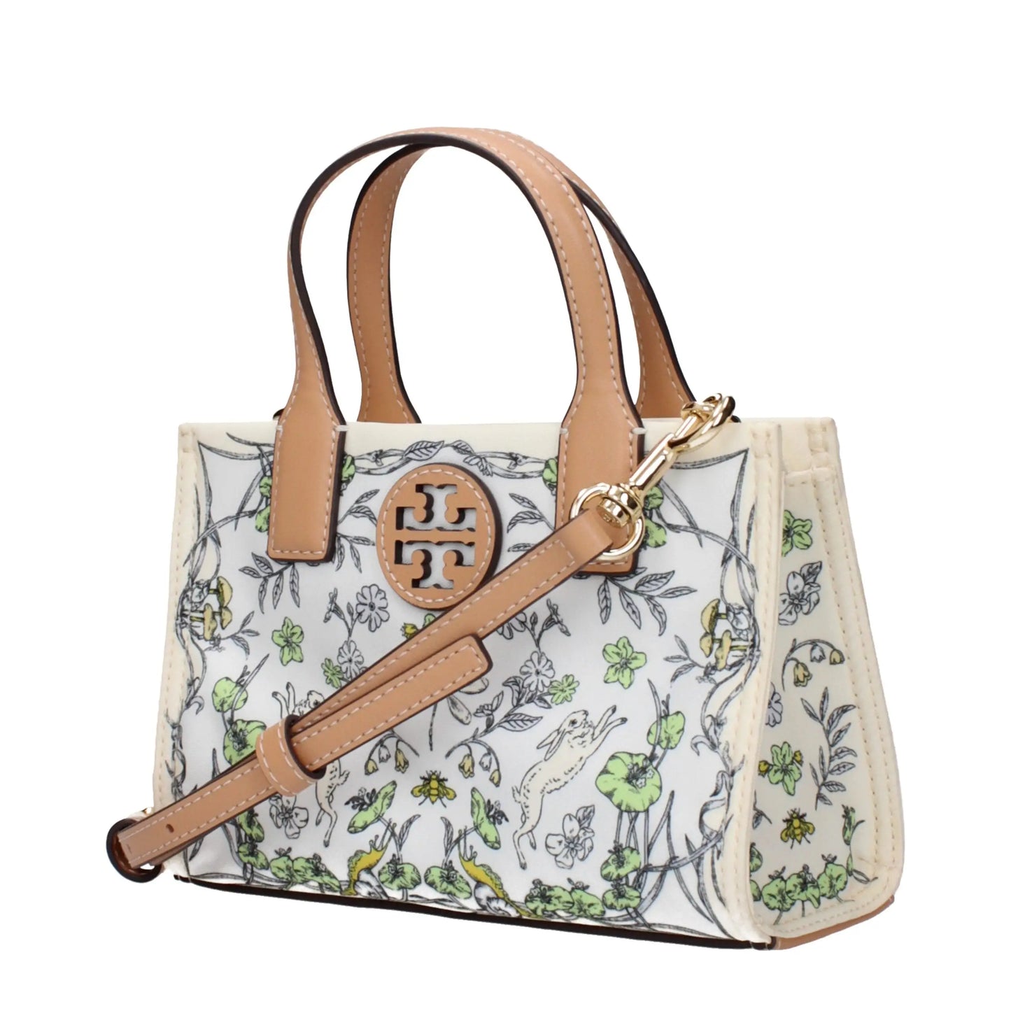 Tory Burch Beige Fabric Handbag - Handbag