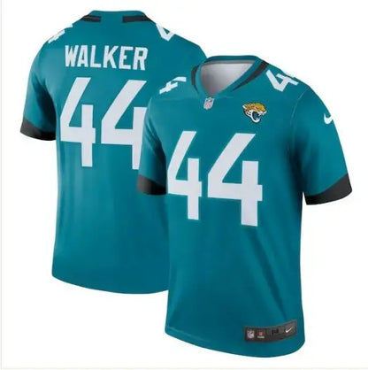 Teal Jacksonville Jaguars Walker jersey featuring Travon Walker for Jacksonville Jaguars Nike