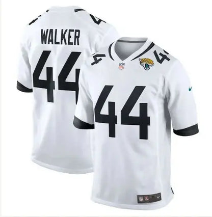 White Travon Walker Jacksonville Jaguars Nike Player Game jersey with number 44