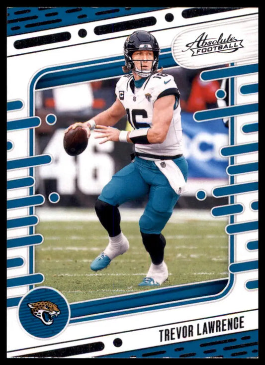 Trevor Lawrence football card from Panini Absolute 2024 Jacksonville Jaguars product
