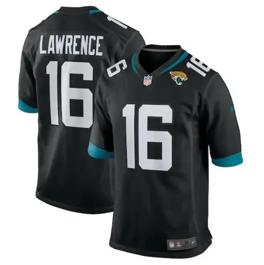 Black Trevor Lawrence Jacksonville Jaguars Nike Alternate Player Game Jersey with #16