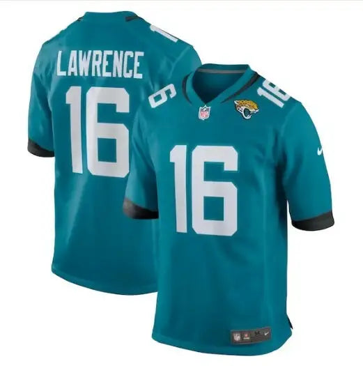 Jacksonville Jaguars Nike Home Game Jersey in teal with number 16 for Jaguars Nike Home