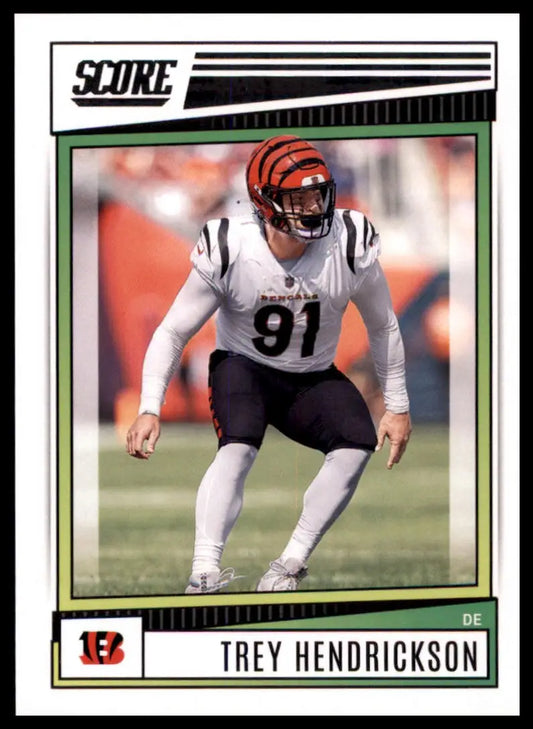 Trey Hendrickson football card from 2022 Score series Cincinnati Bengals collectible