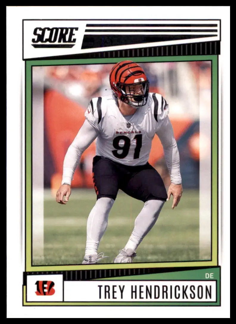 Trey Hendrickson football card from 2022 Score #196 Cincinnati Bengals product