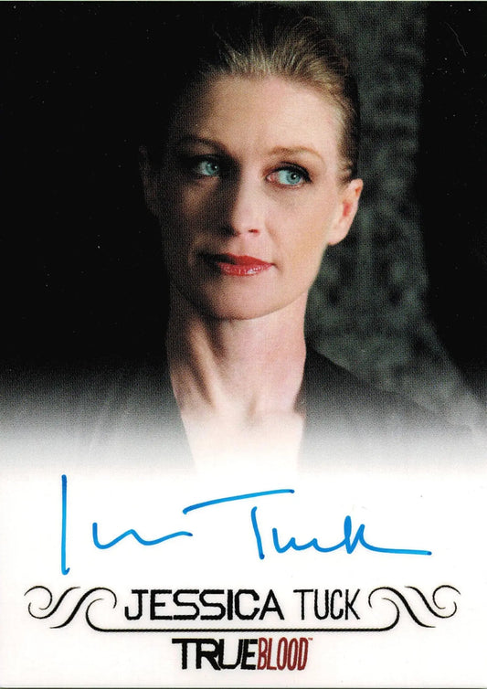 Autographed True Blood Archives card featuring Jessica Tuck as Nan Flanigan