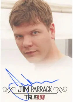 Headshot of Jim Parrack as Hoyt Fortenberry on True Blood Archives Autograph Card