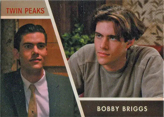 Twin Peaks trading card featuring Dana Ashbrook as Bobby Briggs character