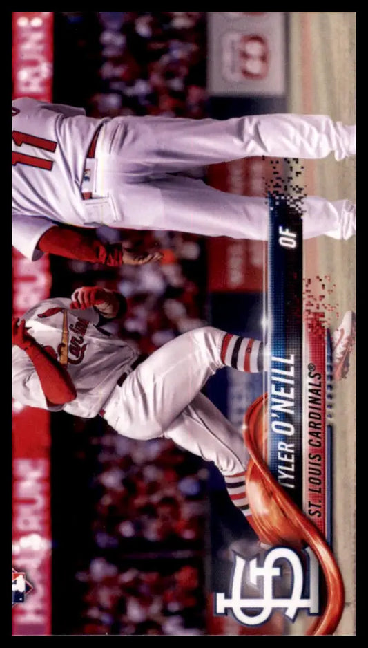 Baseball card of Tyler ONeill Rookie 2018 Topps Update St. Louis Cardinals