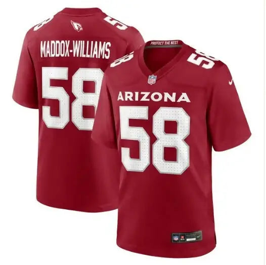 Maroon Tyreek Maddox-Williams Arizona Cardinals Nike Game Jersey displayed