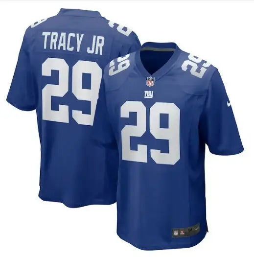 Blue Tyrone Tracy Jr. New York Giants Nike Team Game Jersey with number 29