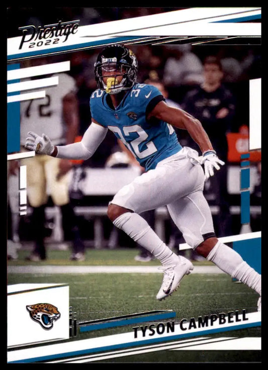 Tyson Campbell football card from Panini Prestige 2022 Jacksonville Jaguars collection