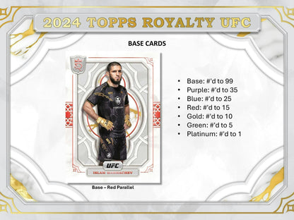 2024 Topps Royalty UFC Hobby Box
