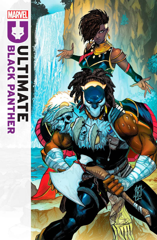 Ultimate Black Panther comic book cover from Ultimate Black Panther #17 featuring Black Panther