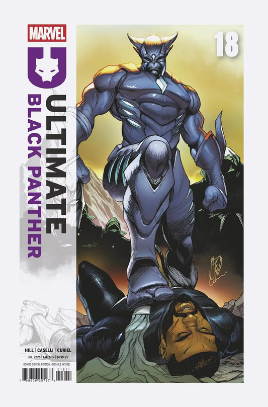 Comic book featuring Black Panther from Ultimate Black Panther #18 series