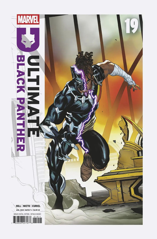 Ultimate Black Panther #19 comic book featuring Black Panther on the cover for collectors