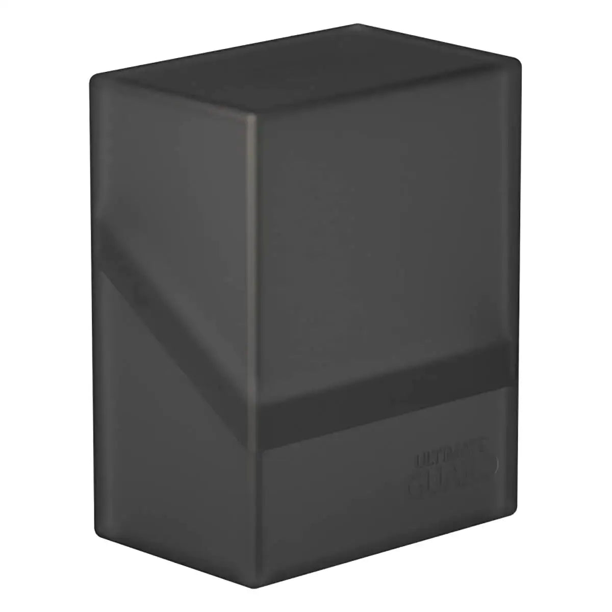 Black rectangular deck box for Ultimate Guard Boulder 60+ deck case, dimensions approx