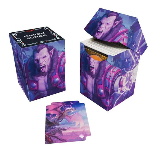 Ultra PRO 100+ Deck Box made of rigid polypropylene with Magic: The Gathering cards