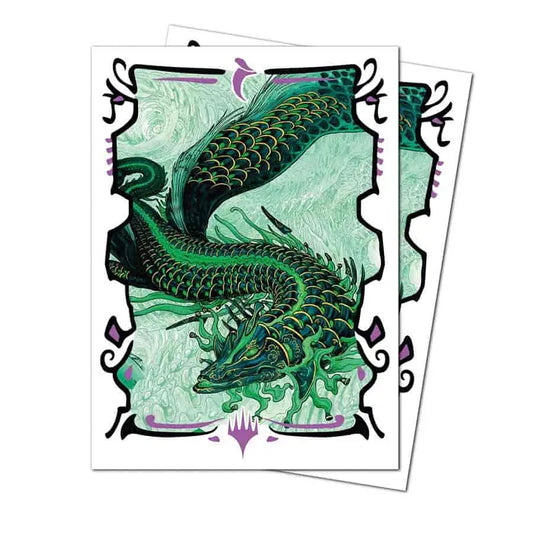 Dragon-themed deck protector sleeves by Ultra PRO for Tarkir Dragonstorm