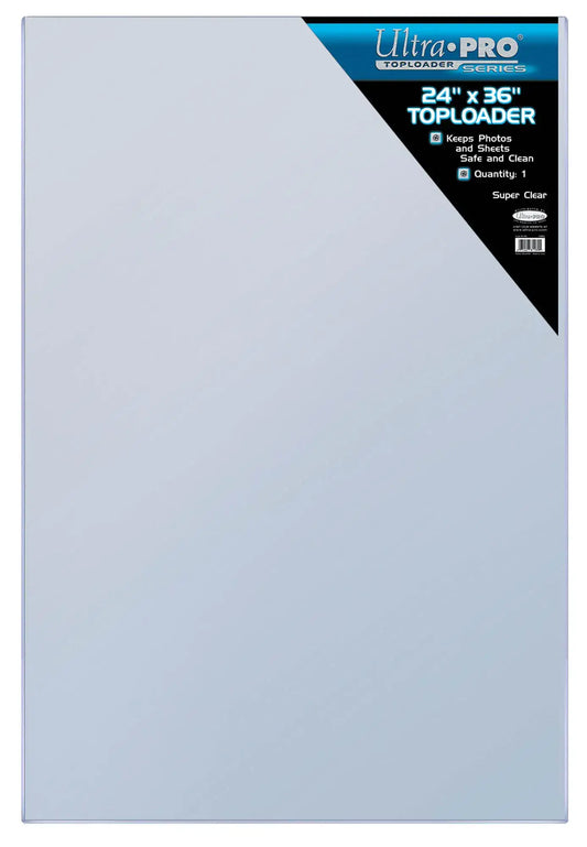Clear Ultra Pro Toploader for 24x36 inch collectibles or posters