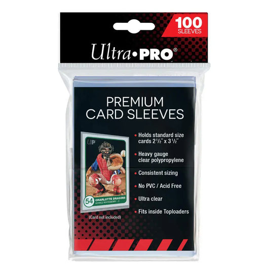 Pack of Ultra Pro Premium Clear Card Sleeves for Sports and Collectible Cards