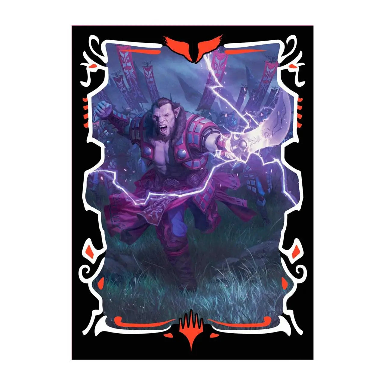 Magic: The Gathering card in Ultra PRO Tarkir Dragonstorm deck protector sleeves