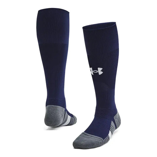Youth Magnetico navy blue calf socks by Under Armour for kids, comfortable and durable