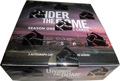 Under the Dome Factory Sealed Trading Card Box featuring collectible trading cards from Season One
