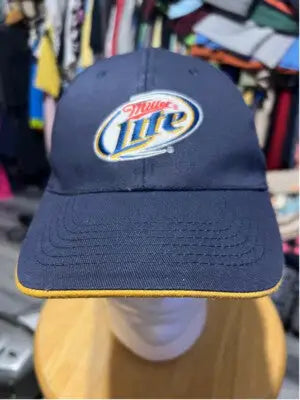 Unisex Miller Lite Hat Cap Blue Yellow One Size - Baseball Cap