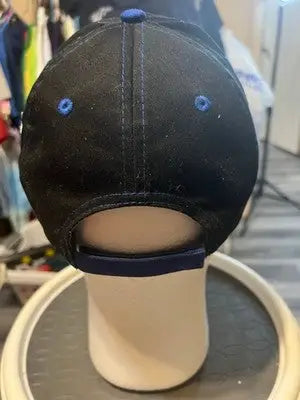 Black baseball cap with blue accents, unisex NASCAR Chase Jimmie Johnson size fits most