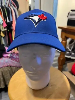 Blue Jays baseball cap with Toronto Blue Jays logo and red maple leaf for Jays baseball fans