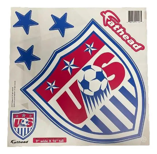 US Soccer Federation logo with shield design, ideal for dry wall and NFL Fatheads decoration