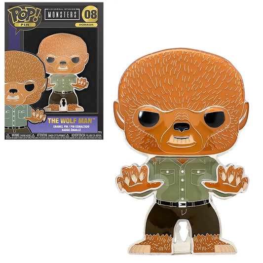 Universal Monsters Wolfman Large Enamel Funko Pop Pin featuring The Wolf Man character