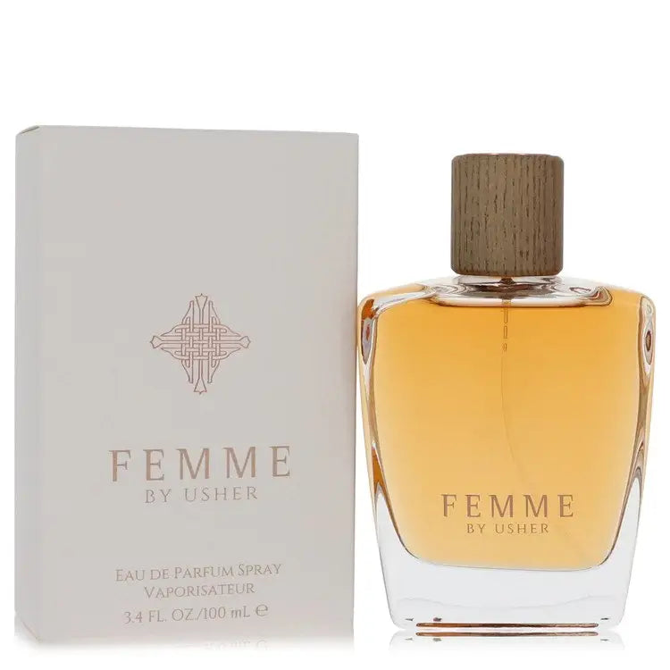 Usher Femme by Usher - Eau De Parfum Spray 3.4 oz - Women / Medium - Eau De Parfum Spray 3.4 oz