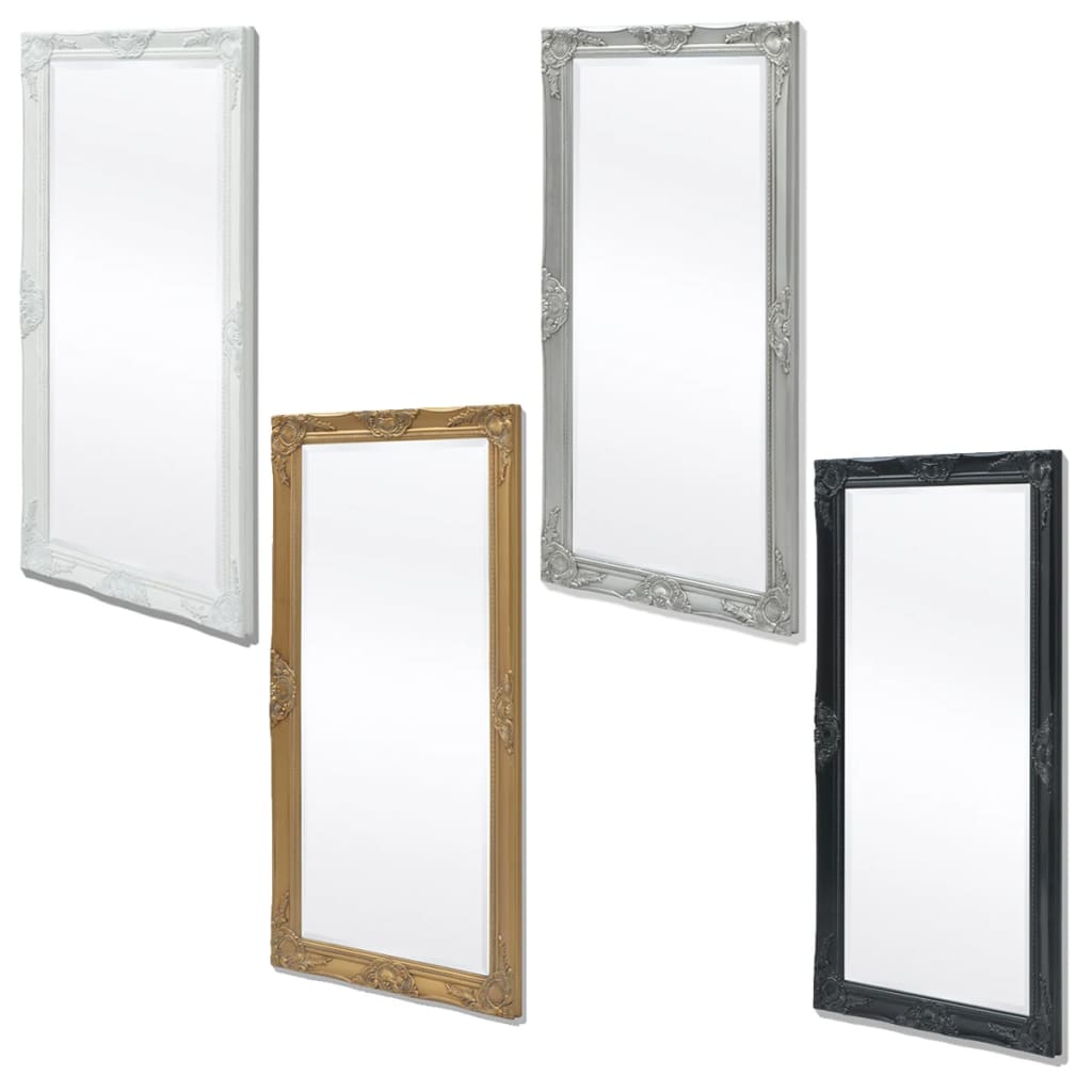 vidaXL Wall Mirror Baroque Hanging Wall Mirror Decor for Bedroom Living Room-2