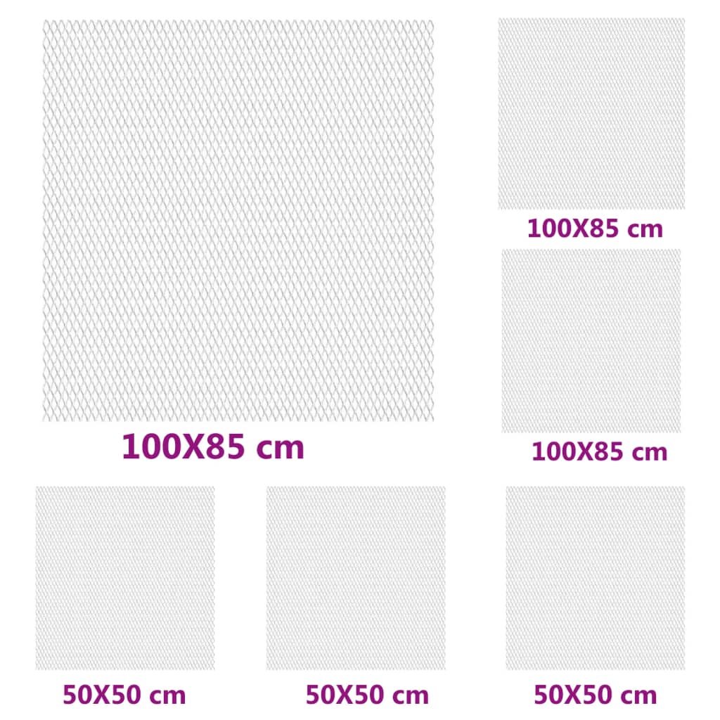 vidaXL Wire Mesh Panel Wire Fence Poultry Netting Fencing Stainless Steel-5