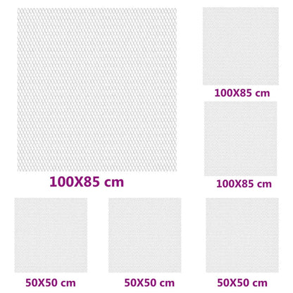 vidaXL Wire Mesh Panel Wire Fence Poultry Netting Fencing Stainless Steel-5