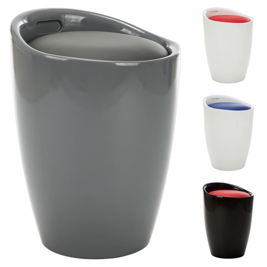 vidaXL Stool Living Room Hall Ottoman Foot Rest Office Footstool Faux Leather-1