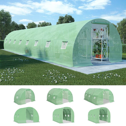 vidaXL Greenhouse Outdoor Grow House Green House for Plant Growing Gardening-10