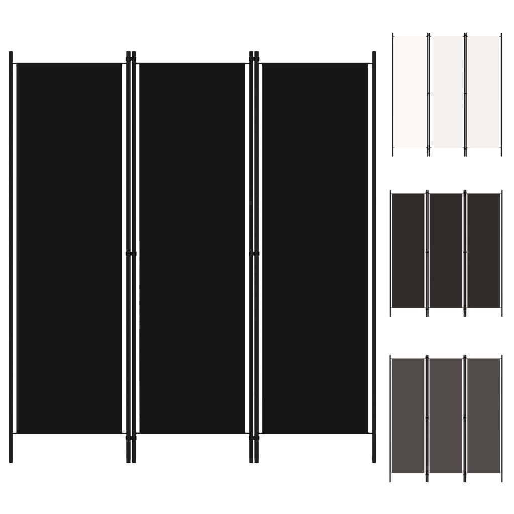 vidaXL Room Divider Freestanding Folding Privacy Screen for Room Separation-5