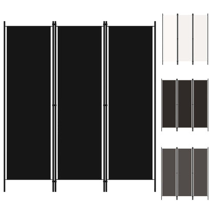 vidaXL Room Divider Freestanding Folding Privacy Screen for Room Separation-5