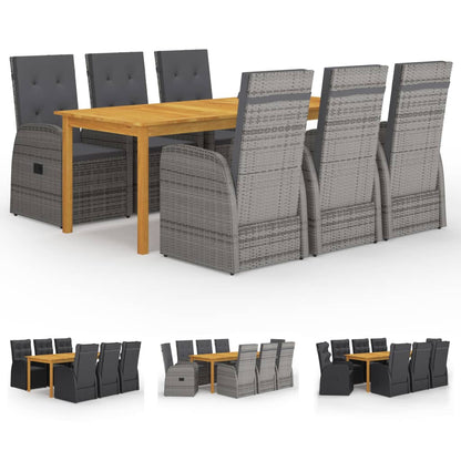 vidaXL Patio Dining Set Outdoor Dining Table and Chairs Patio Conversation Set-4