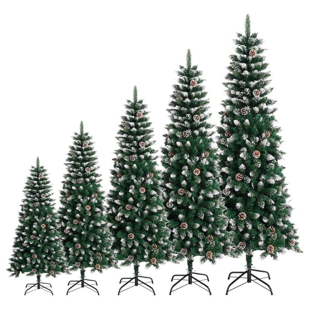vidaXL Artificial Christmas Tree 300 LEDs 82.7"-5