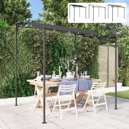 vidaXL Canopy Cream 6.6'x7.5' 0.6 oz/ft² Fabric and Steel-1
