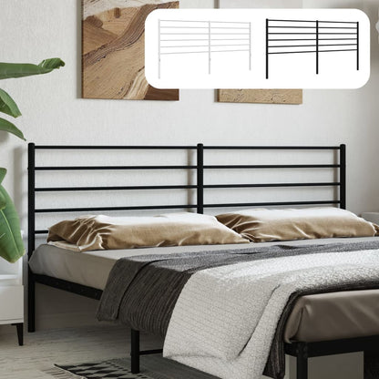 vidaXL Metal Headboard Bed Header with Back Support Home Bedroom Furniture-3