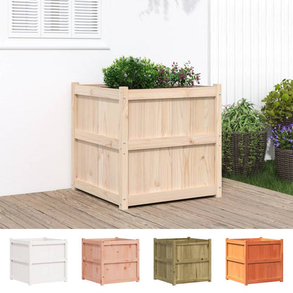 vidaXL Garden Planter Outdoor Flower Box for Terrace Patio Solid Wood Pine-4